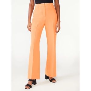 SCOOP high waisted orange trouser pants